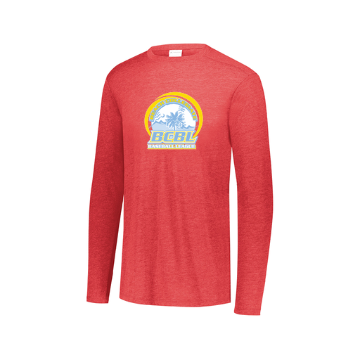 [3075.V96.XS-LOGO1] Men's LS Ultra-blend T-Shirt (Adult XS, Red, Logo 1)