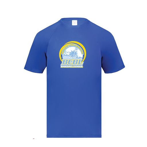 [2790.060.S-LOGO1] Men's Smooth Sport T-Shirt (Adult S, Royal, Logo 1)