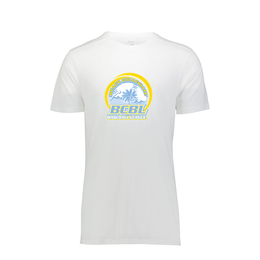 [FTSCUBWH-AS-LOGO1] Decker Men's Tri-Blend T-Shirt - Short Sleeve (Adult S, White, Logo 1)