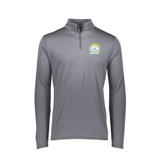 [FTLQFLGY-FAXS-LOGO1] Decker Women's Flex-Lite 1/4 Zip Shirt (Female Adult XS, Gray, Logo 1)