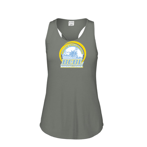 [3078.013.S-LOGO1] Ladies Tri Blend Tank Top (Female Adult S, Gray, Logo 1)