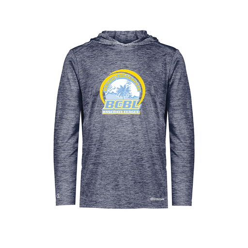 [FOLHCGNV-AS-LOGO1] Decker Men's Charge Hoodie (Adult S, Navy, Logo 1)