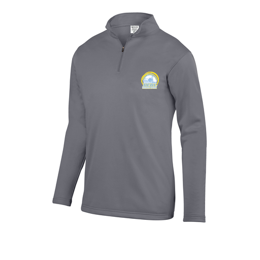[DFW-FFQZ-GRY-AS-LOGO1] Men's FlexFleece 1/4 Zip (Adult S, Gray, Logo 1)